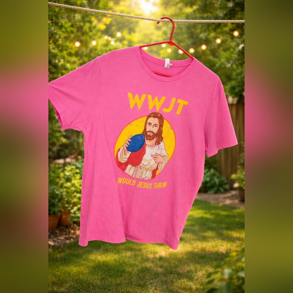 Bella Canvas Pink WWJT Graphic Tee